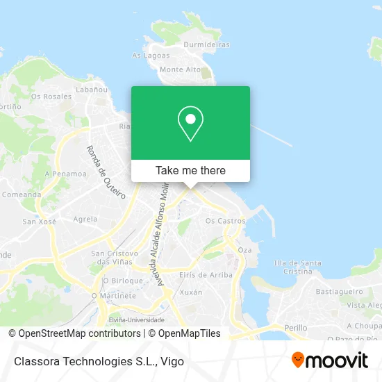Classora Technologies S.L. map