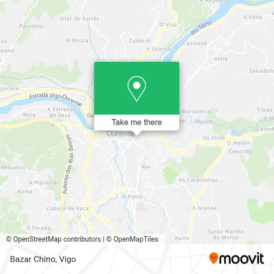 Bazar Chino map