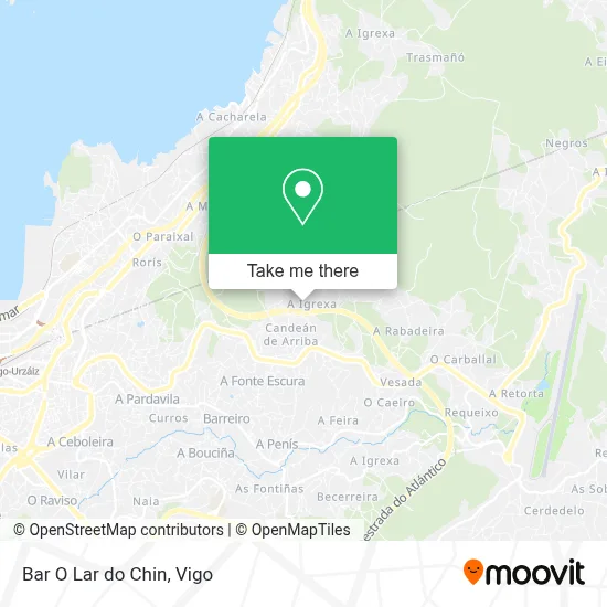 Bar O Lar do Chin map