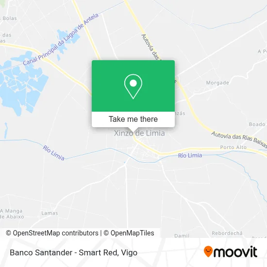 Banco Santander - Smart Red map