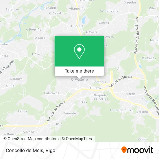 Concello de Meis map