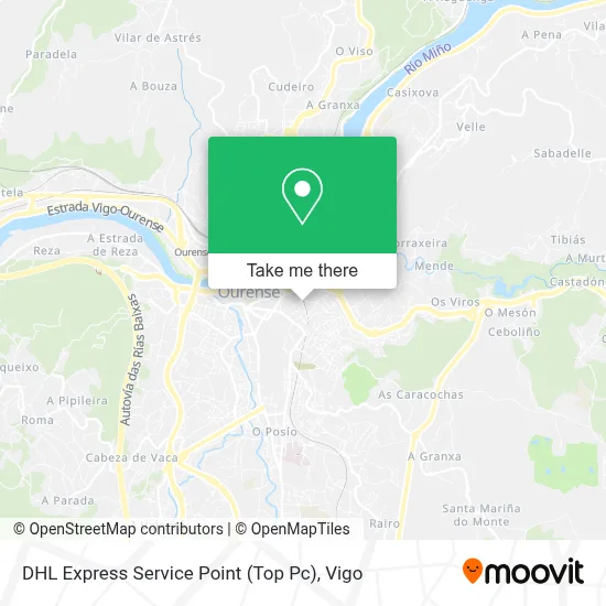 DHL Express Service Point (Top Pc) map
