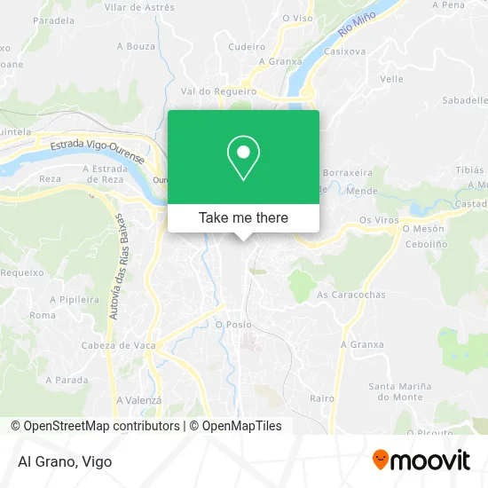 Al Grano map