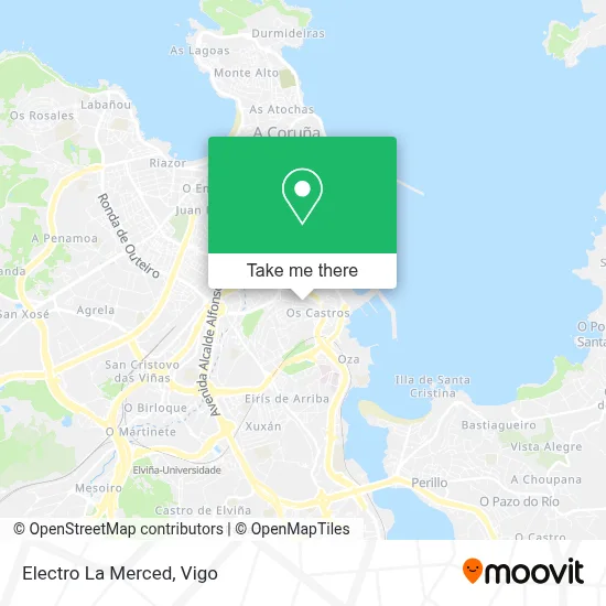 Electro La Merced map