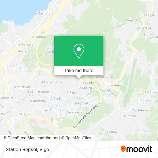 Station Repsol map