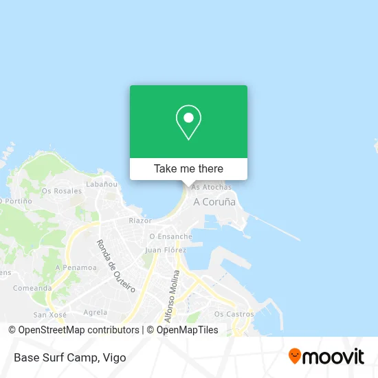 Base Surf Camp map