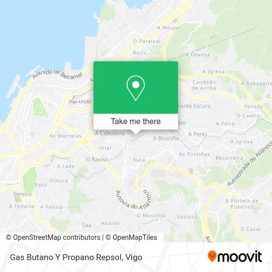 Gas Butano Y Propano Repsol map