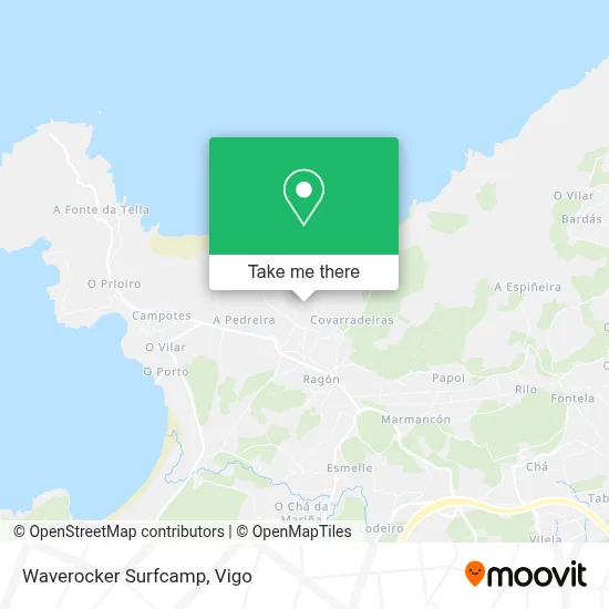 Waverocker Surfcamp map