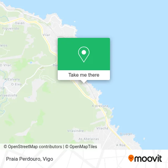 Praia Perdouro map