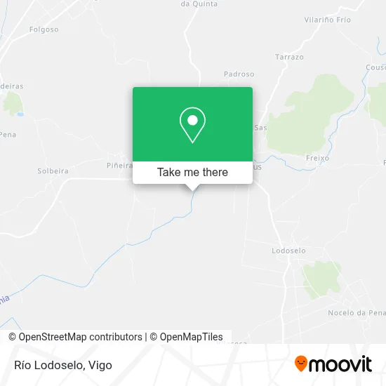 Río Lodoselo map