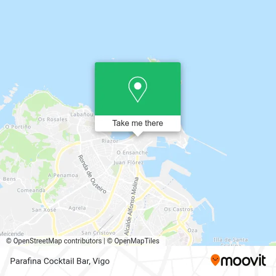 Parafina Cocktail Bar map