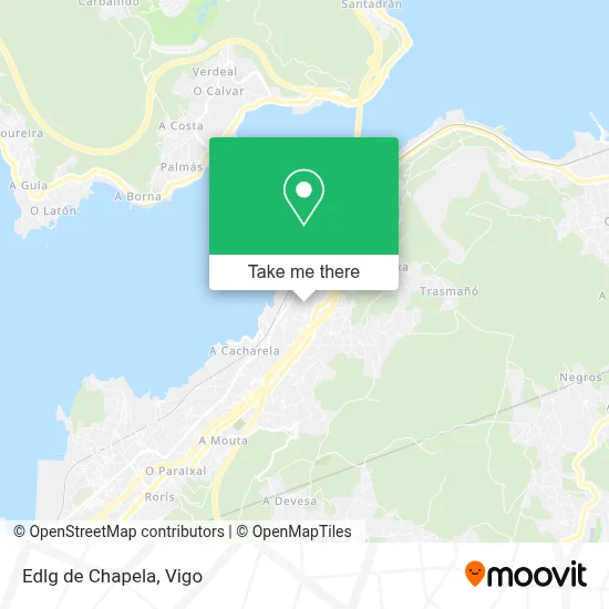 Edlg de Chapela map