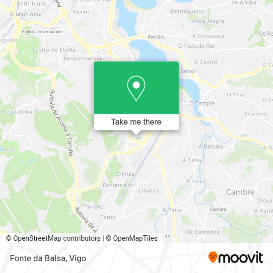Fonte da Balsa map