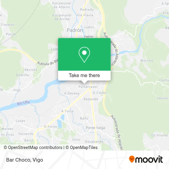 Bar Choco map