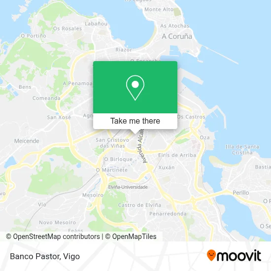 Banco Pastor map
