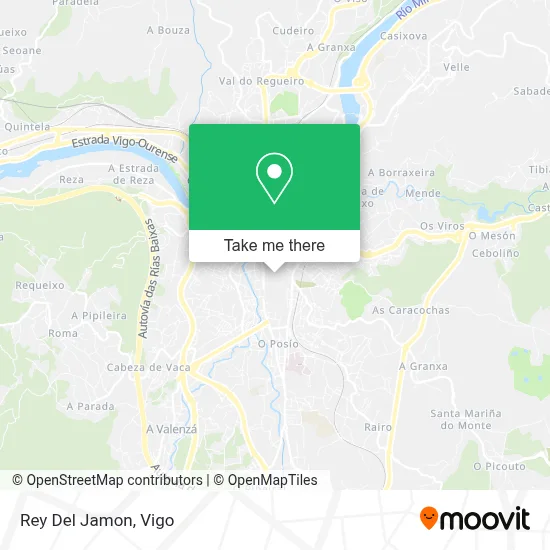 Rey Del Jamon map