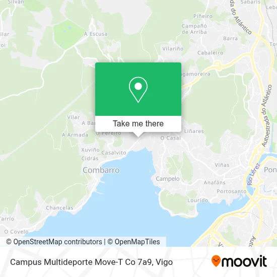 Campus Multideporte Move-T Co 7a9 map