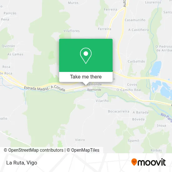 mapa La Ruta