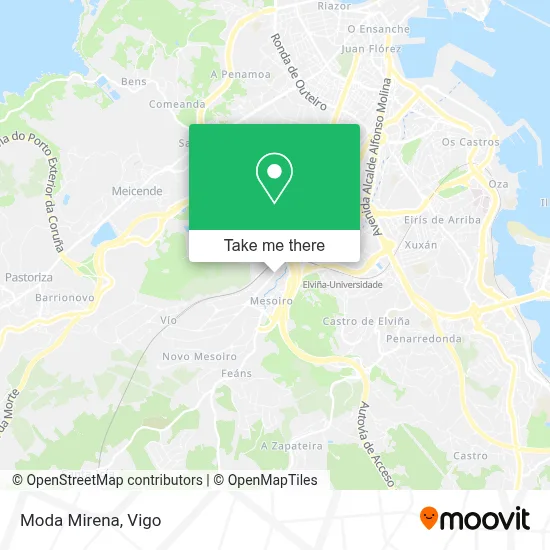Moda Mirena map
