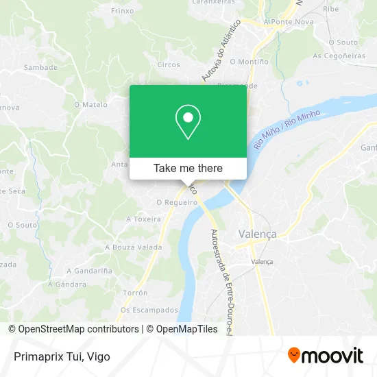 Primaprix Tui map
