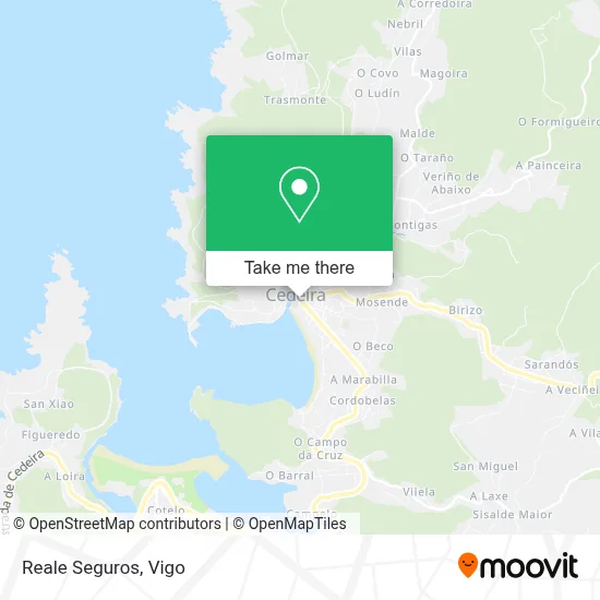 Reale Seguros map