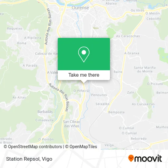 Station Repsol map