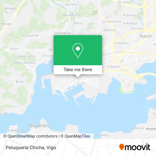 Peluqueria Chicha map