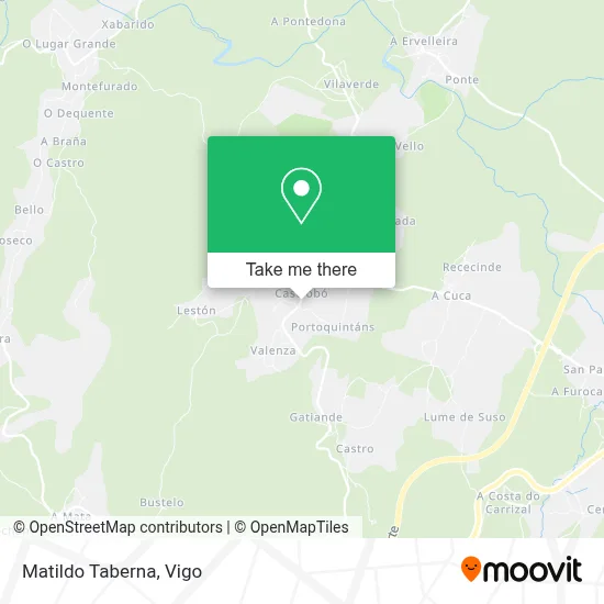 Matildo Taberna map