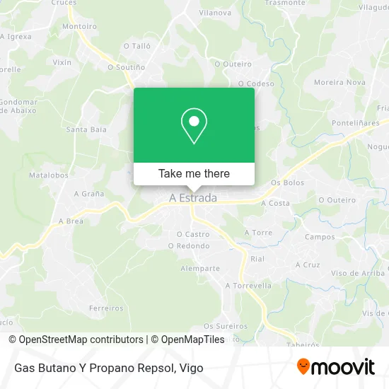 Gas Butano Y Propano Repsol map