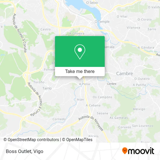 Boss Outlet map