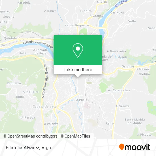 Filatelia Alvarez map