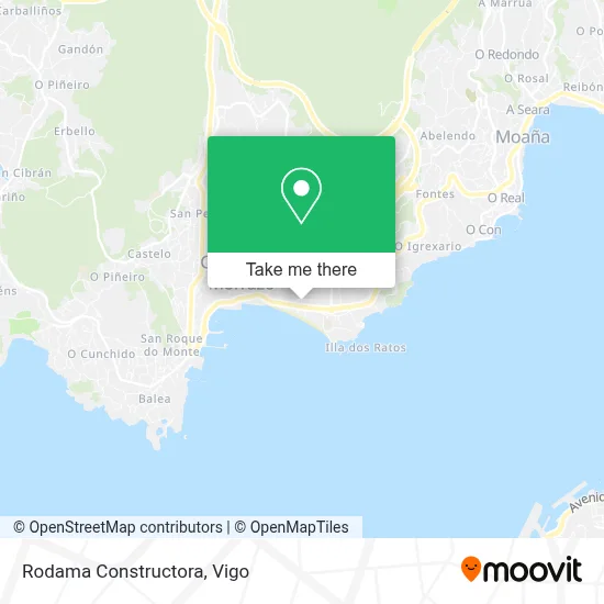 Rodama Constructora map