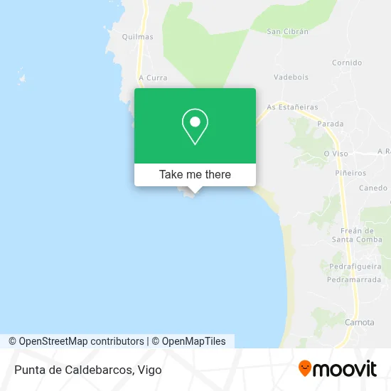 Punta de Caldebarcos map