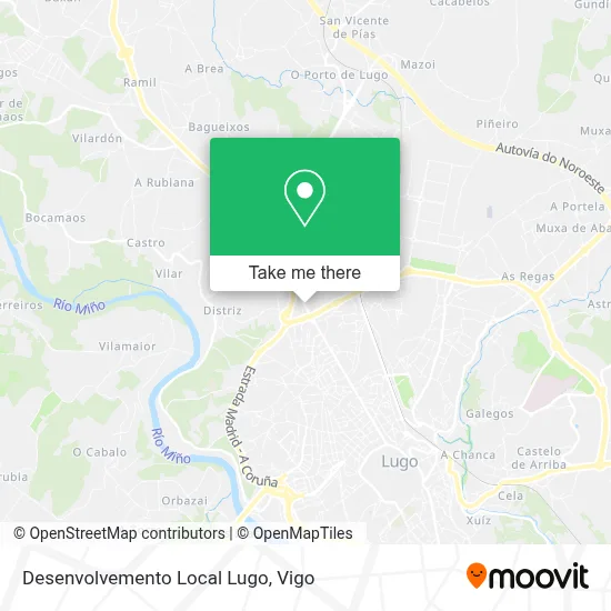 Desenvolvemento Local Lugo map