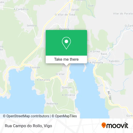 Rua Campo do Rollo map