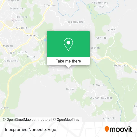 Inoxpromed Noroeste map
