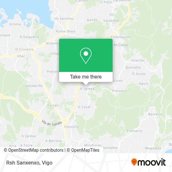 Rsh Sanxenxo map