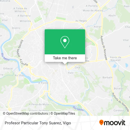 Profesor Particular Tony Suarez map