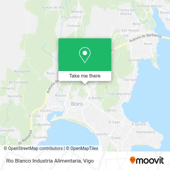 Rio Blanco Industria Alimentaria map