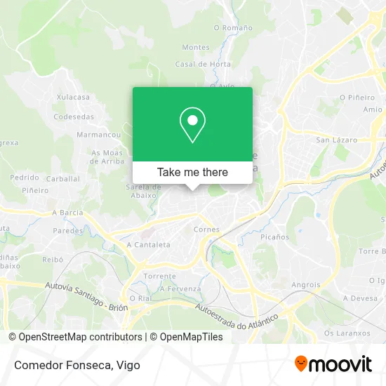 Comedor Fonseca map