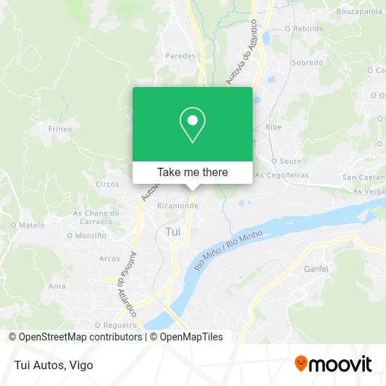 Tui Autos map