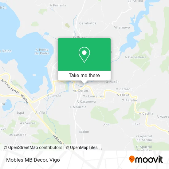 Mobles MB Decor map