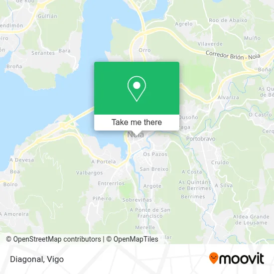 Diagonal map