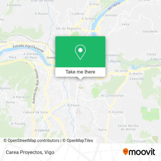 Carea Proyectos map