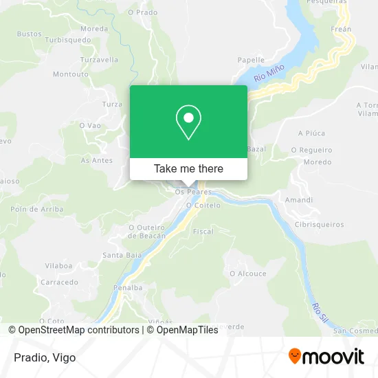 Pradio map