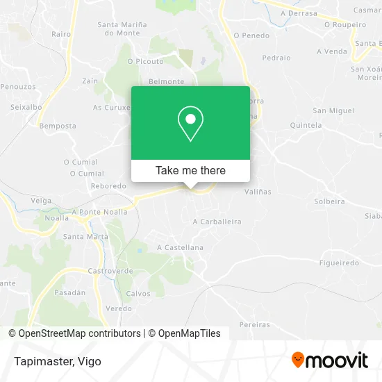 Tapimaster map