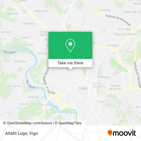 Altafit Lugo map