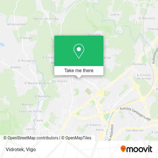 Vidrotek map