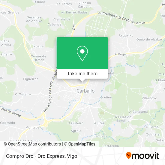 Compro Oro - Oro Express map