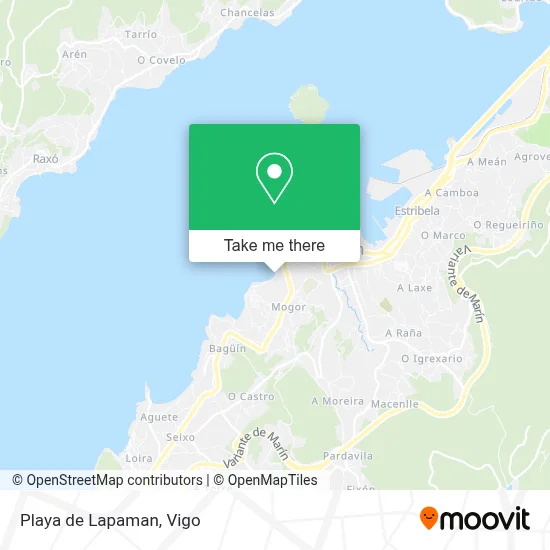 Playa de Lapaman map